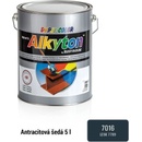 Alkyton hladký lesklý RAL 7016 antracitová šedá 5 l