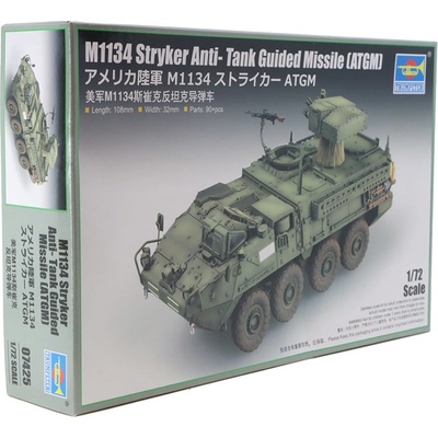 Trumpeter M1134 Stryker Anti-Tank Guided Missile stavebnice 1:72