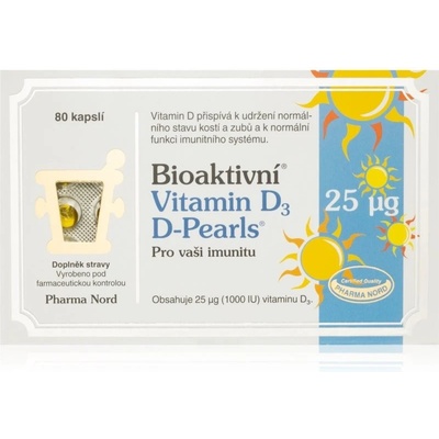 Bioaktivni Vitamin D3 25mcg 80 kapslí