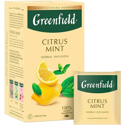 Greenfield Čajový nápoj Citrus 20 x 1,5 g