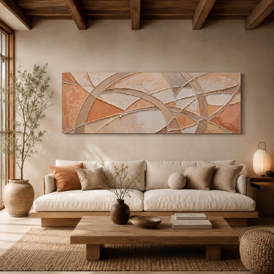Obraz na plátně - Urychlovat v nekonečnu FeelHappy.cz Rozměr (Šířka/Výška): 270 x 90 cm