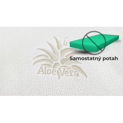 Bedton potah na matraci Aloe Vera nepodšitý 170g/m² 85x195x25