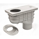 Chuděj Kanalizačná vpusť spodná D110 šedá