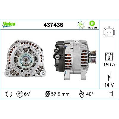 Alternátor VALEO 437436