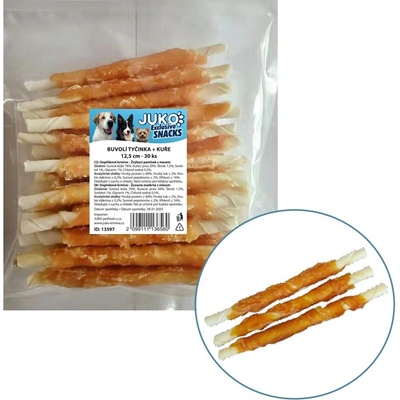 Smarty Exclusive buvolí tyčinka kuře 12,5 cm 30 ks