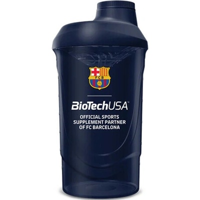 BioTech USA FC Barcelona Shaker 600 ml, modrá