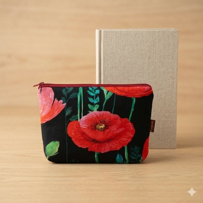 Joan Atelier taštičky JOY 12 vlčí máky