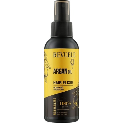 REVUELE Arganový olej na starostlivosť o vlasy 120 ml - (poškodený aplikátor)