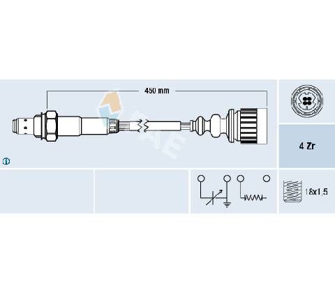 Lambda sonda FAE 77367
