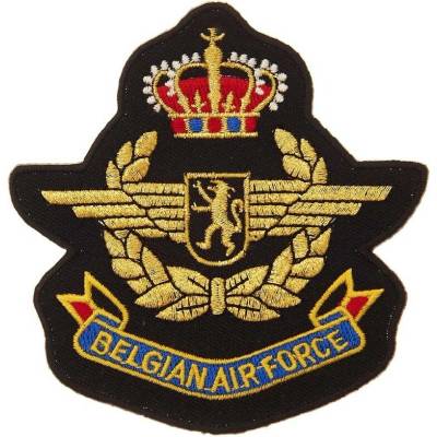 Nášivka textilní 101 Inc Belgian Airforce - barevná