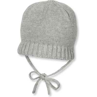 Sterntaler Плетена шапка с поларена подплата Sterntaler - 47 cm, 9-12 месеца, сива (4701600-542)