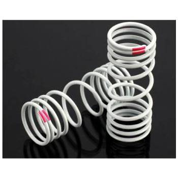 Traxxas пружина амортисьора предна прогресивна +10% розова (2)