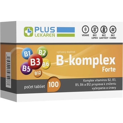 Plus Lekáreň B Komplex Forte 100 tabliet