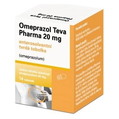 OMEPRAZOL TEVA PHARMA POR 20MG CPS ETD 14