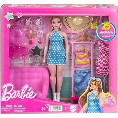 Barbie Stylistka + šatna HPL78