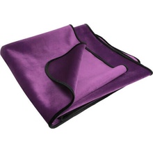 Fascinator Throw zamatová plachta fialová 90 x 60 cm