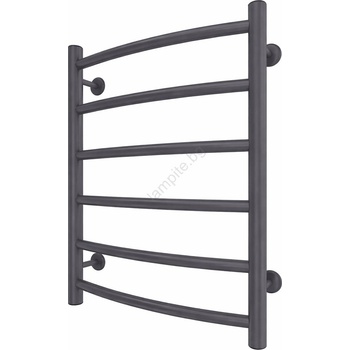 Mario Radiators Стълбовиден радиатор за баня INOX CLASSIC 120W/230V 57x43 cm инокс/антрацит (MR0086)