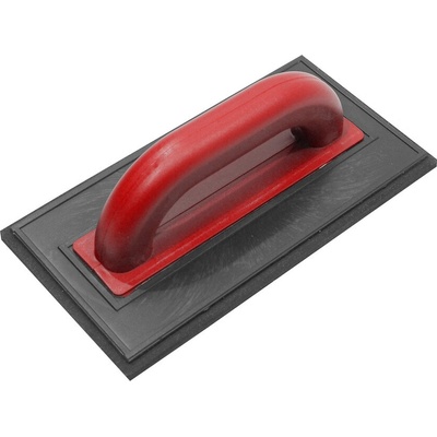 TOPTRADE hladítko ABS, guma tvrdá, 280 x 140 x 8 mm,profi