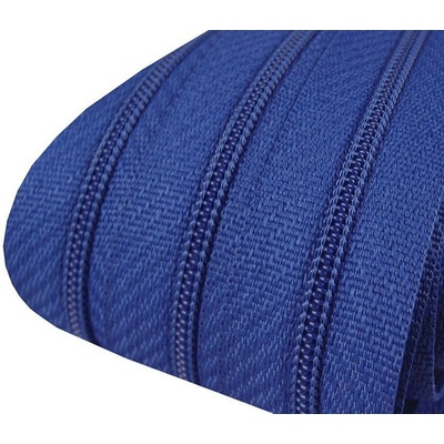 Zip spirálový 3 mm - metráž - různé barvy Zip spirálový 3 mm: 340 Modrá