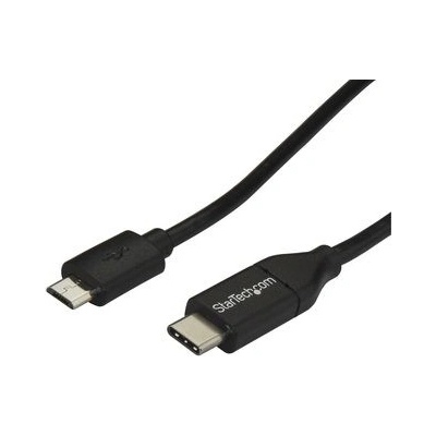 StarTech USB2CUB2M USB-C na MicroUSB, 480 Mbps, Thunderbolt 3, 2m, černý
