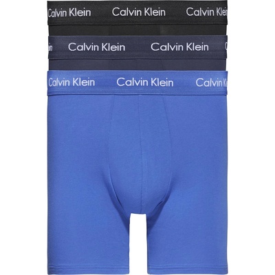 Calvin Klein Боксерки Calvin Klein CalvinKlein 3 Pack Boxer Briefs - Black/Blue/Blue