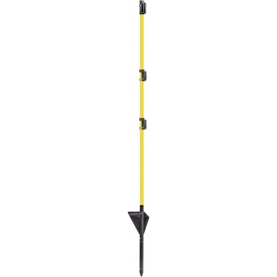 VNT electronics s.r.o. Sklolaminátová tyčka pro elektrický ohradník 110 cm, nášlap a hrot, 3 izolátory