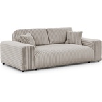 ROPEZ Светлосив диван от рипсено кадифе 213 cm Justin - Ropez (Justin Sofa 3os. Vito 07 Standard)