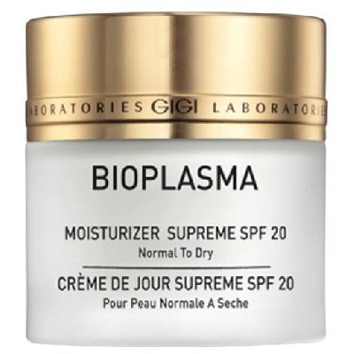 GIGI Bioplasma Овлажняващ крем за нормална и суха кожа, SPF20, 50 ml