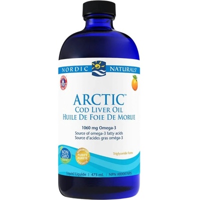 Nordic Naturals Arctic Cod Liver Oil 1060 mg [473 мл] Портокал