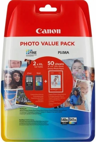 Canon PG-540XL/CL-541XL Photo Value Pack (5222B013AA)