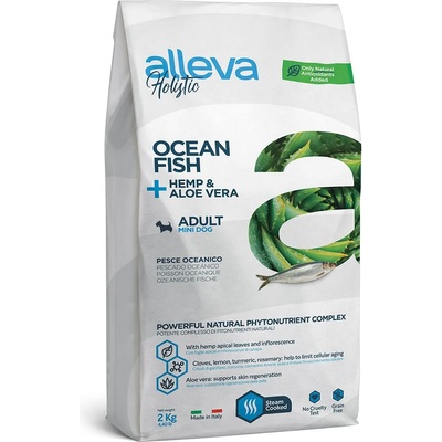 Alleva HOLISTIC кучешка храна океанска риба възрастни мини 2 кг