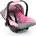 Bayer Chair for Dolls Reig Deluxe Grey Car Pink