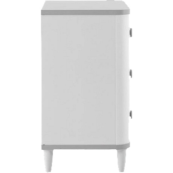 Carmen Скрин за дрехи с три чекмеджета aden (3575809)