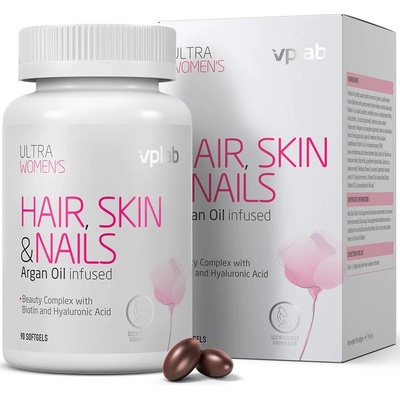 VPLab Ultra Women's Hair, Skin & Nails 90 softgels