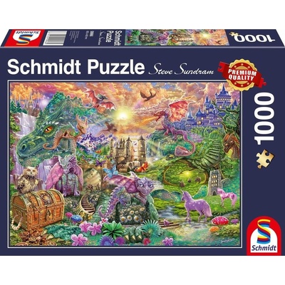 SCHMIDT Začarované dračí království 1000 dílků
