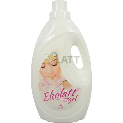 Ekolatt White prací gél na bielu a farebnú bielizeň 4 l
