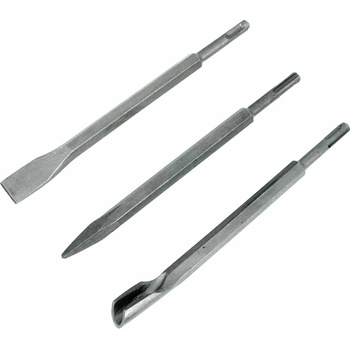 Sekáče do betónu SDS-plus, 250mm, 3-dielna sada, EXTOL CRAFT