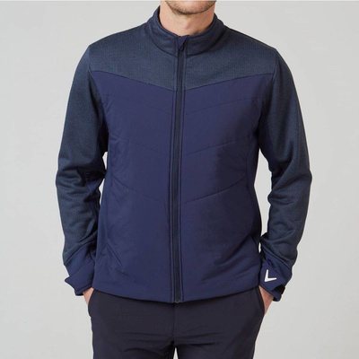 Callaway pánska bunda Golf MIXED MEDIA PRIMALOFT INSULATED modrá