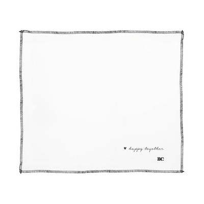 Bastion Collections UBROUSEK Happy Together in black 50x50