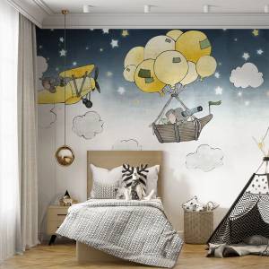 Art Gift Decor Фототапет Слонче в балон