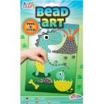Grafix Книжка за оцветяване с мъниста Grafix - Динозавър, А5 (6605330001) - baby