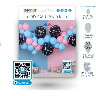 Gemar Balónková girlanda Latte – Zboží Dáma