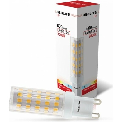 Asalite ASAL0159 LED bodová žiarovka G9 6 W číra K 4000