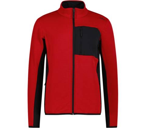 CMP Man Jacket červená čierna