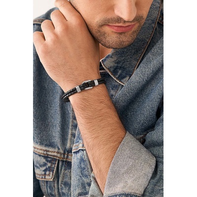 Fossil Кожена гривна Fossil (JF04202040)