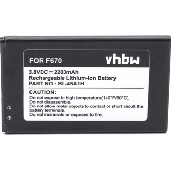 Image 1 of VHBW Батерия за LG K10 (2016) / K420N, 2200 mAh (800114520)