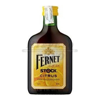 Fernet Stock Citrus 27% 0,2 l (holá láhev)