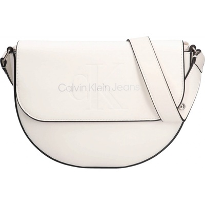 Calvin Klein dámská crossbody kabelka Jeans Vivie bílá