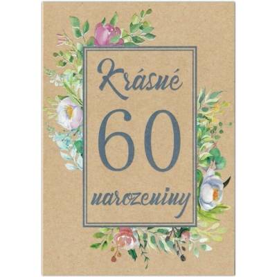 Přání k narozeninám CTS68, kraft