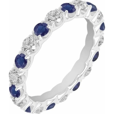 Eppi Eternity prsten se safíry a diamanty Sykes R34713
